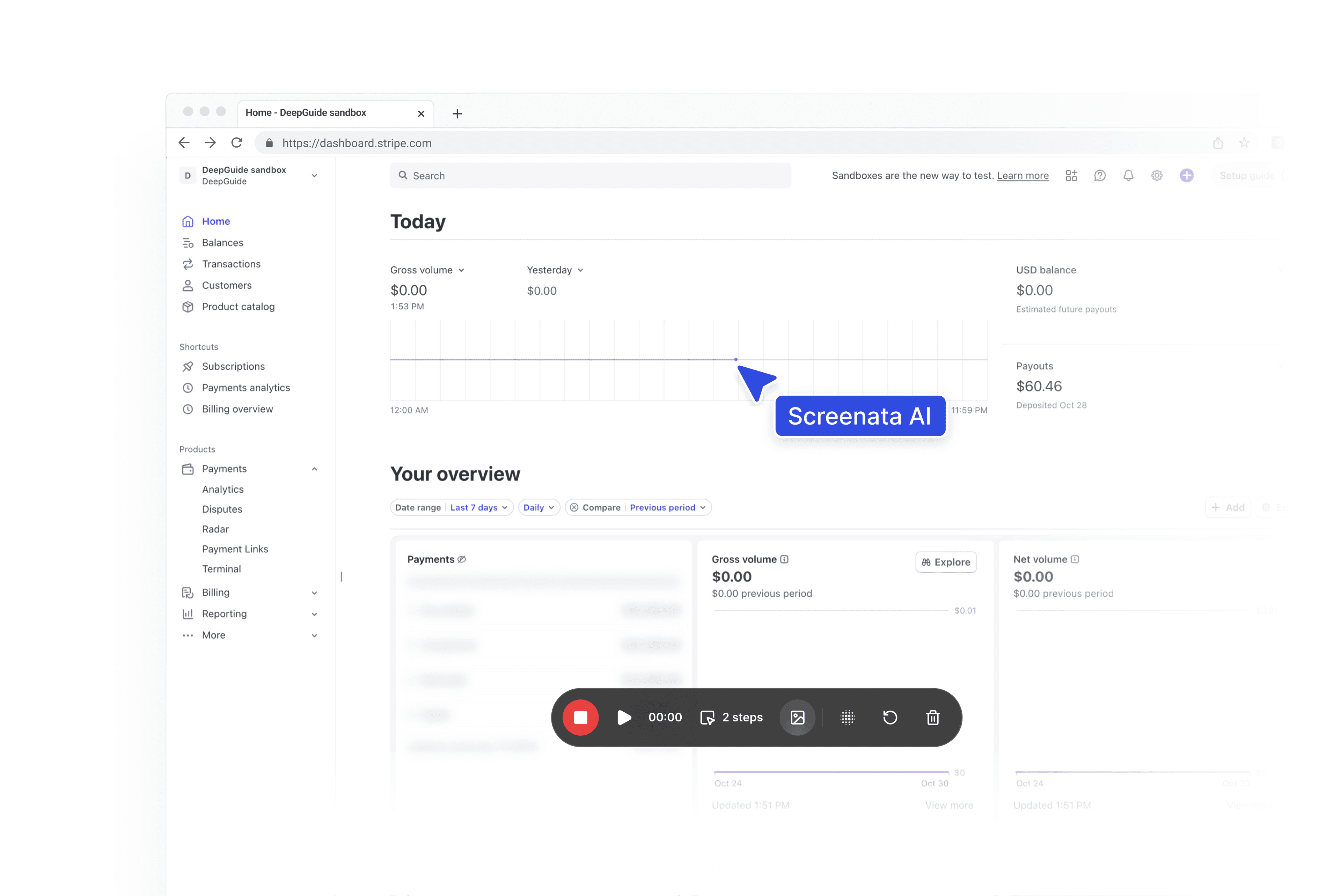 Record Workflow Screenshot